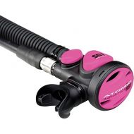 Atomic Aquatics SS1 Inflator| Reliable Integrated inflator/Regulator | Fits virtually All BCDs from Other Brands| Superior Breathing Performance | Easy to Operate | Pink Stainless Steel