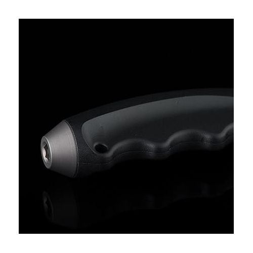 아토믹 Atomic Aquatics Ti6 Titanium Durable Corrosion-Resistant Dive Knife with Lockable Sheath and Quick-Adjust Straps for Scuba Diving, Snorkeling