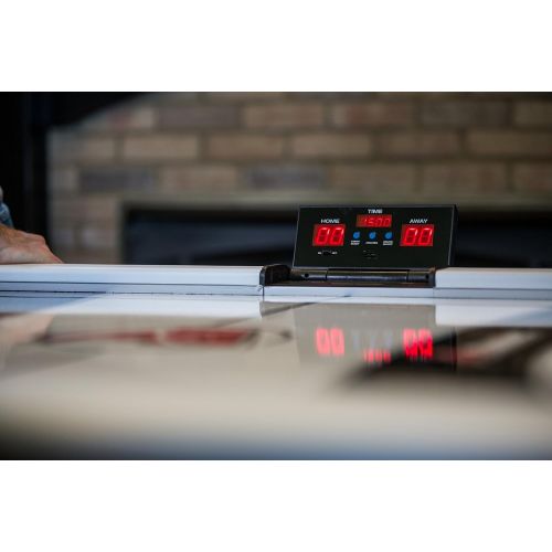 아토믹 [아마존베스트]Atomic Blazer 7’ Air Hockey Table with Electronic Score Keeping with Rail-integrated Display, Heavy-duty 120V Blower for Fast Play, Overhang Rails for Reduced Puck Bounce and Leg L