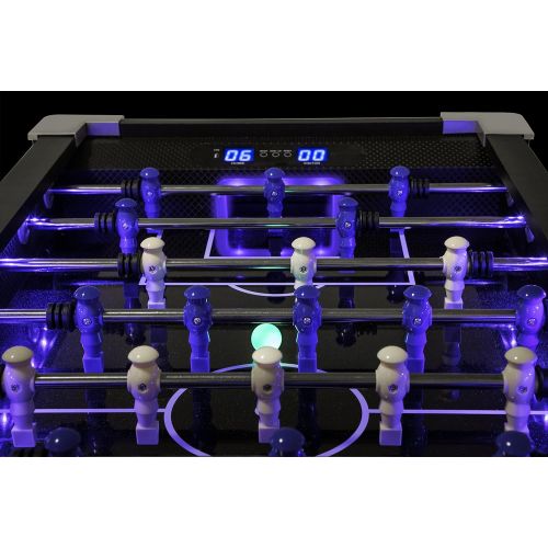아토믹 Atomic Azure LED Light Up Foosball Table