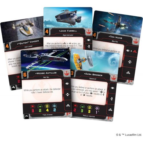  Fantasy Flight Games X-Wing Second Edition: Rebel Alliance Conversion