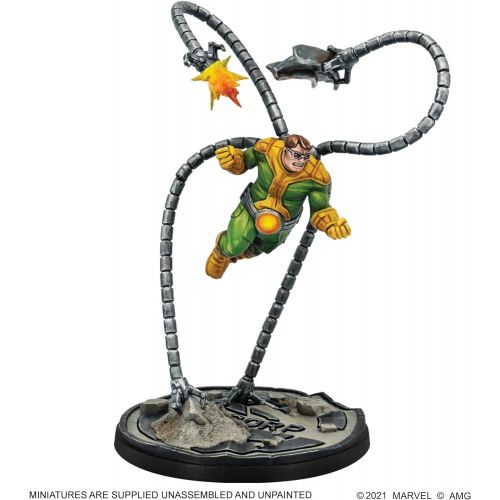  Marvel Crisis Protocol Spider-Man vs Doctor Octopus Rival Panels Miniatures Battle Game for Adults and Teens Ages 14+ 2 Players Avg. Playtime 90 Minutes Made by Atomic Mass Games,C