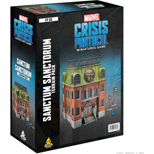  Marvel Crisis Protocol Sanctum Sanctroum Terrain Expansion Miniatures Battle Game for Adults and Teens Ages 14+ 2 Players Avg. Playtime 90 Minutes Made by Atomic Mass Games