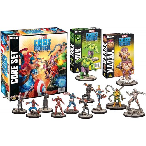  Atomic Mass Games Marvel Crisis Protocol Dr. Strange and Wong CHARACTER PACK Miniatures Battle Game Strategy Game for Adults and Teens Ages 14+ 2 Players Avg. Playtime 90 Minutes Made by Atomic Mass