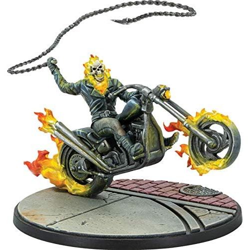  Marvel Crisis Protocol Ghost Rider CHARACTER PACK Miniatures Battle Game Strategy Game for Adults and Teens Ages 14+ 2 Players Avg. Playtime 90 Minutes Made by Atomic Mass Games