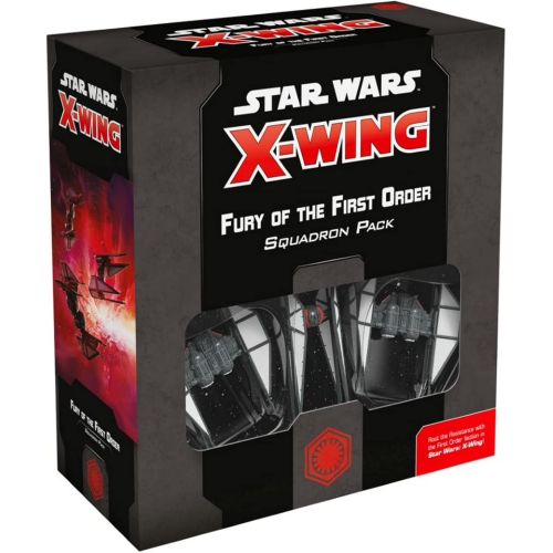  Atomic Mass Games Star Wars X-Wing 2nd Edition Miniatures Game Fury of The First Order Expansion Pack Strategy Game for Adults and Teens Ages 14+ 2 Players Avg. Playtime 45 Mins. Made by Fantasy Fli