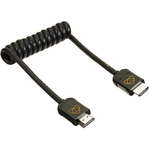  Atomos HDMI Full to HDMI Full Coiled Cable, 30cm12 Coiled (60cm24 Extended)