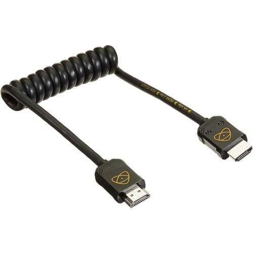  Atomos HDMI Full to HDMI Full Coiled Cable, 30cm12 Coiled (60cm24 Extended)
