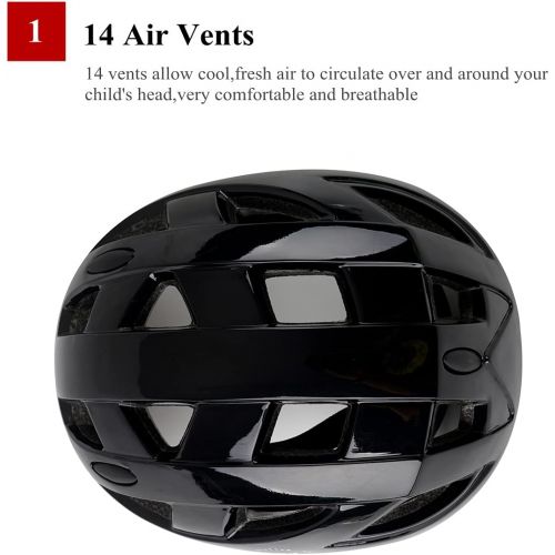  Atphfety Kids Helmets Child Multi-Sport Safety Bike Helmets Cycling Skating Skateboard Scooter for Boys/Girls,2 Sizes