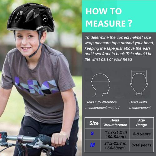  Atphfety Kids Helmets Child Multi-Sport Safety Bike Helmets Cycling Skating Skateboard Scooter for Boys/Girls,2 Sizes