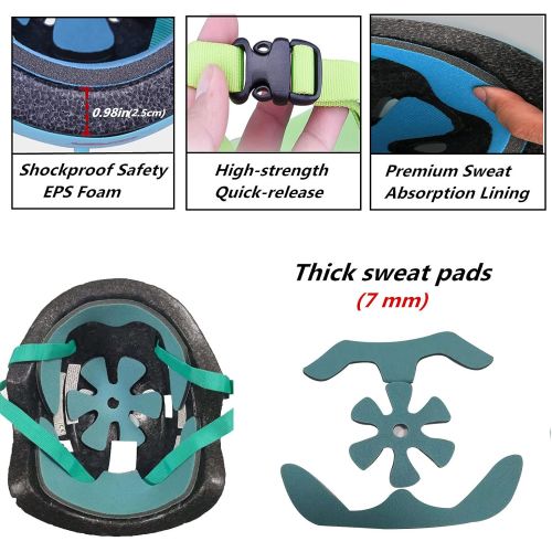  Atphfety Toddler Kids Bike Helmet,Multi-Sport Helmet for Cycling Skateboard Scooter Skating,2 Sizes,from Toddler to Youth