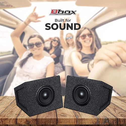  [아마존베스트]Atrend 6.5PR Bbox 6.5” Pro Audio Tuned Speaker Enclosures (2), Black