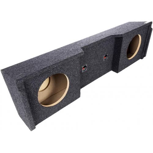  Atrend Bbox Dual 10 Inch Sealed Subwoofer Enclosure - Car Subwoofer Boxes & Enclosures - Subwoofer Box Improves Audio Quality, Sound & Bass - Fits 99-07 Chevy/GMC Silverado/Sierra Extende