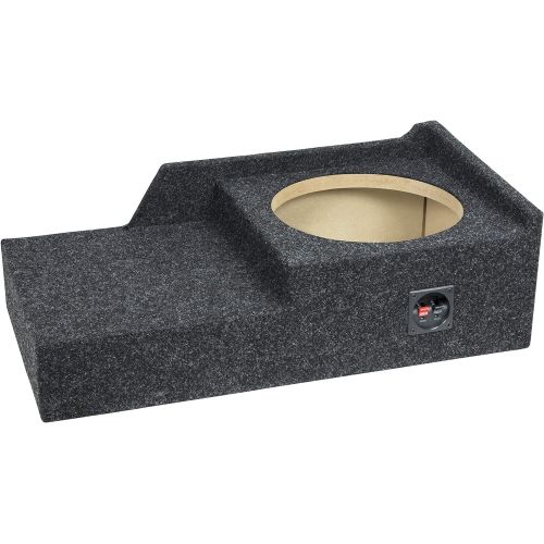  Atrend Bbox Single Sealed 10 Inch Subwoofer Enclosure - Accu-Tuned Sealed Subwoofer Boxes & Enclosures - Subwoofer Box Improves Audio Quality, Sound & Bass - Fits 2004 - 2008 Ford F150 Su