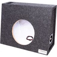 Atrend SC12TKV Single Vented 12” Wedge Shaped Truck Subwoofer Enclosure Subwoofer Box for Regular Standard Cab Truck Designed and Engineered in USA with The Latest in Computer Auto