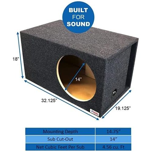  Atrend 15LSV Single 15 Vented Carpeted Subwoofer Enclosure