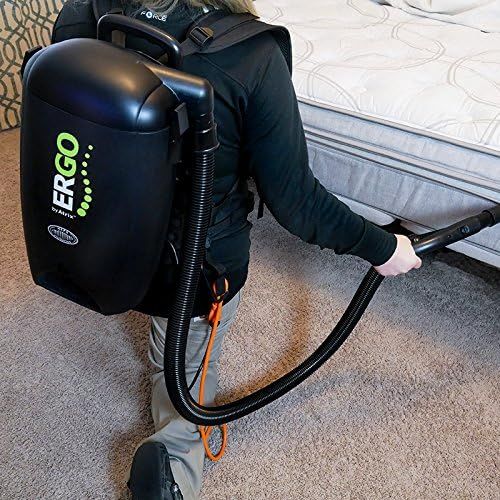  Atrix - VACBP1 HEPA Backpack Vacuum Corded 8 Quart HEPA Bag 4 Level Filtration Attachments