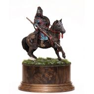 Attica Miniatures Tin soldier, Museum, Mongolian nobleman, Cavalryman, Mongol, Genghis Khan, 75mm