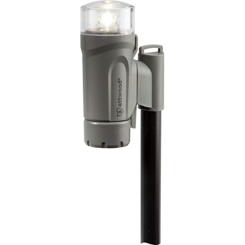  Attwood 14196-7 Water-Resistant All-Craft Portable Navigation Light Kit, Marine Gray Finish