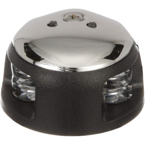  Attwood attwood LED 2-Mile Deck Mount Navigation Bow Light, Stainless Steel, RedGreen