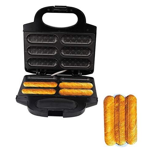  [아마존베스트]Atyhao Hot Dog Presser Maker 850W Home Corn Dog Sausage Muffin Cooking Machine Stainless Steel Non-Stick