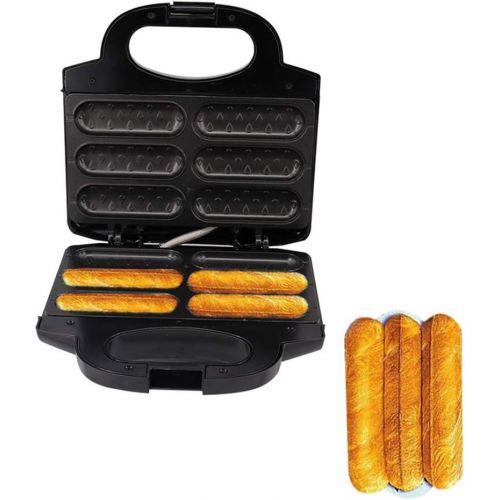  [아마존베스트]Atyhao Hot Dog Presser Maker 850W Home Corn Dog Sausage Muffin Cooking Machine Stainless Steel Non-Stick