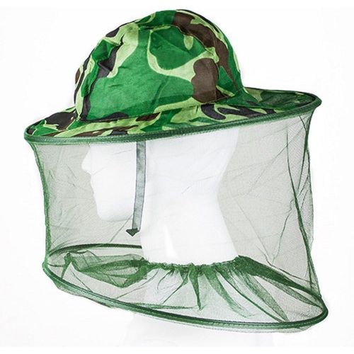  [아마존베스트]SUNREEK Pack of 2 Camouflage Beekeeping Beekeeper Anti-Mosquito Bee Bug Insect Fly Mask Cap Hat with Head Net Mesh Face Protection Outdoor Fishing Equipment