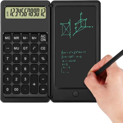  [아마존베스트]Aucanla Calculators,Standard Function Desktop Calculator，with 12 Digit Large LCD Display and 6 Inch Office Writing Tablet