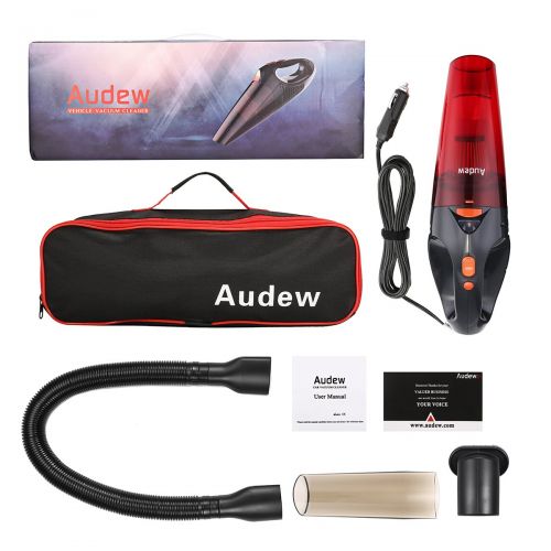  Audew Car Vacuum Cleaner -5500PA High Power Hand Vac - Portable Handheld Vacuum Cleaner - Wet Dry Car Vacuum with LED Light for Car Quick Cleaning