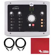 Audient iD22 USB Interface with (2) 15 Mogami CorePlus XLR Cables, & Pitbull Audio Dust Cloth
