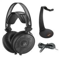 Audio-Technica ATH-R70x Pro Reference Headphones with Headphone Stand & Extension Cable 10