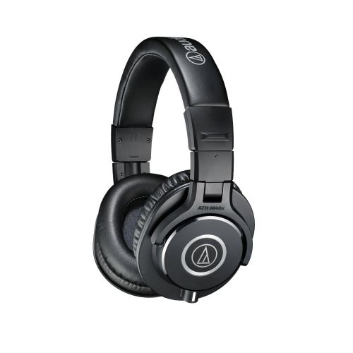 오디오테크니카 Audio-Technica ATH-M40x Professional Studio Monitor Headphones Deluxe Bundle