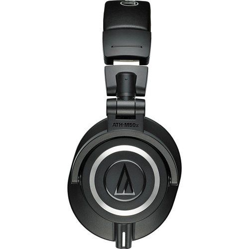 오디오테크니카 Audio-Technica ATH-M50x Monitor Headphones (Black) with Headphone Stand & Extension Cable 10