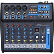 Audio 2000S Audio2000S AMX7313 Professional Eight-Channel Audio Mixer with USB and DSP Processor