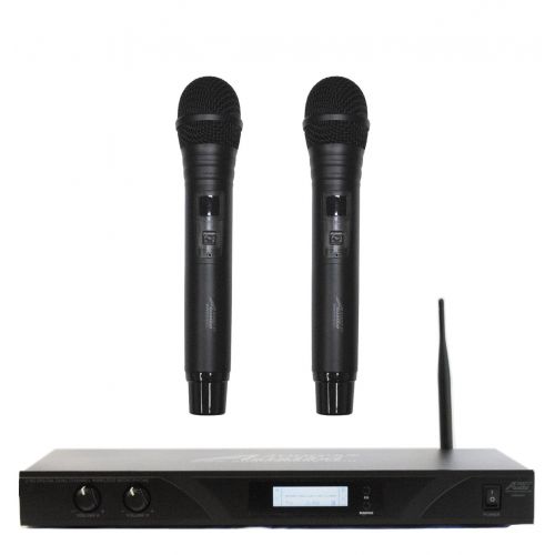  Audio 2000S Audio2000s AWM6901 Dual Channel Handheld Digital Wireless Microphone System