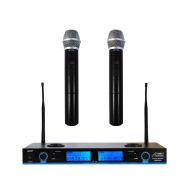 Audio 2000S Audio 2000s AWM6522U UHF 16 Selectable Frequency Rechargeable Wireless Microphone