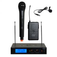 Audio 2000S Audio 2000 VHF6026L 2 Channel Handheld & Lapel VHF Wireless Microphone