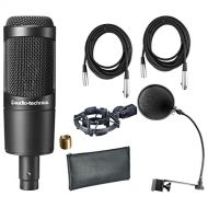 Audio-Technica Audio Technica AT2035 WShock Mount , Pop Filter, and (2) 20 XLR Microphone Cable