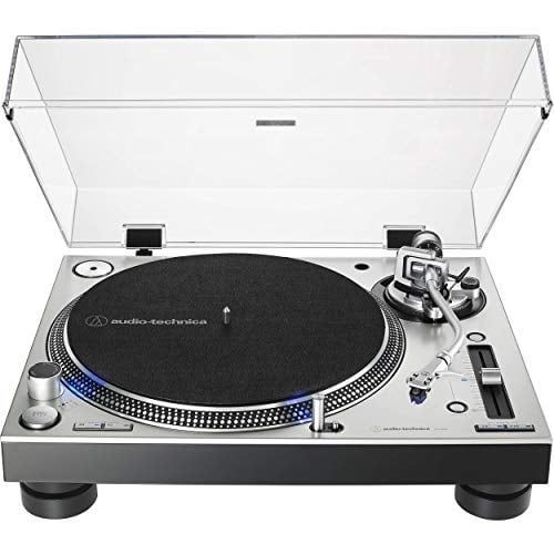 오디오테크니카 Audio-Technica AT-LP140XP-SV Direct-Drive Professional DJ Turntable, Silver