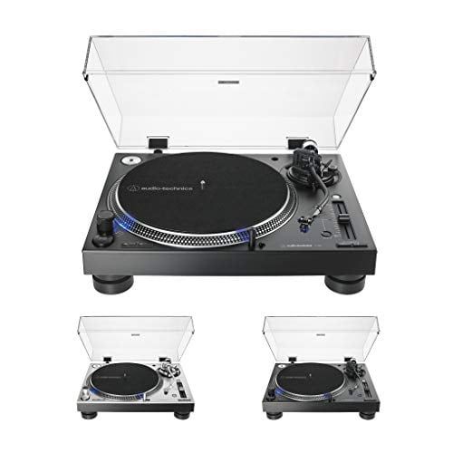 오디오테크니카 Audio-Technica AT-LP140XP-SV Direct-Drive Professional DJ Turntable, Silver