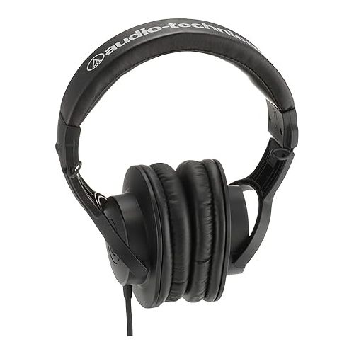오디오테크니카 Audio-Technica ATH-M20X Professional Studio Monitor Headphones, Black