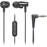 Audio-Technica ATH-CLR100iSBK SonicFuel In-Ear Headphones with In-Line Microphone & Control, Black