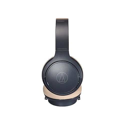 오디오테크니카 Audio-Technica ATH-S220BTNBG Wireless On Ear Headphones, Navy/Beige