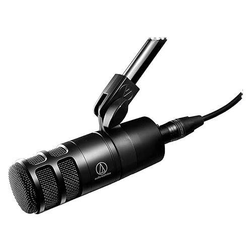 오디오테크니카 Audio-Technica AT2040 Hypercardioid Dynamic Podcast Microphone (at 2040), XLR,Black