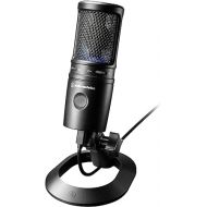 Audio-Technica AT2020USB-X Cardioid Condenser USB Microphone, Black