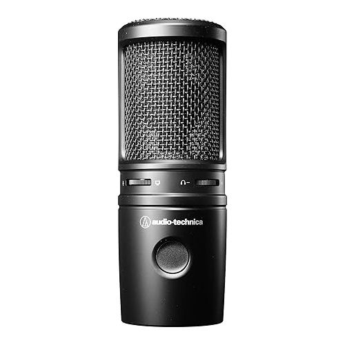 오디오테크니카 Audio-Technica AT2020USB-X Cardioid Condenser USB Microphone, Black