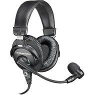 Audio-Technica BPHS1 Broadcast Stereo Headset with Dynamic Cardioid Boom Mic Black, Adjustable