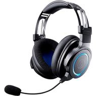 Audio-Technica ATH-G1WL Premium Wireless Gaming Headset for Laptops, PCs, & Macs, 2.4GHz, 7.1 Surround Sound Mode, USB Type-A, Black, Adjustable
