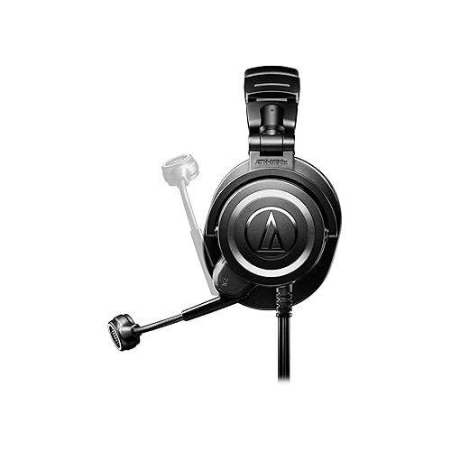 오디오테크니카 Audio-Technica ATH-M50xSTS XLR StreamSet Streaming Headset, Black, Adjustable