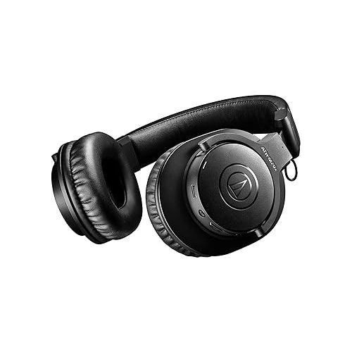 오디오테크니카 Audio-Technica ATH-M20xBT Wireless Over-Ear Headphones,Black, Adjustable